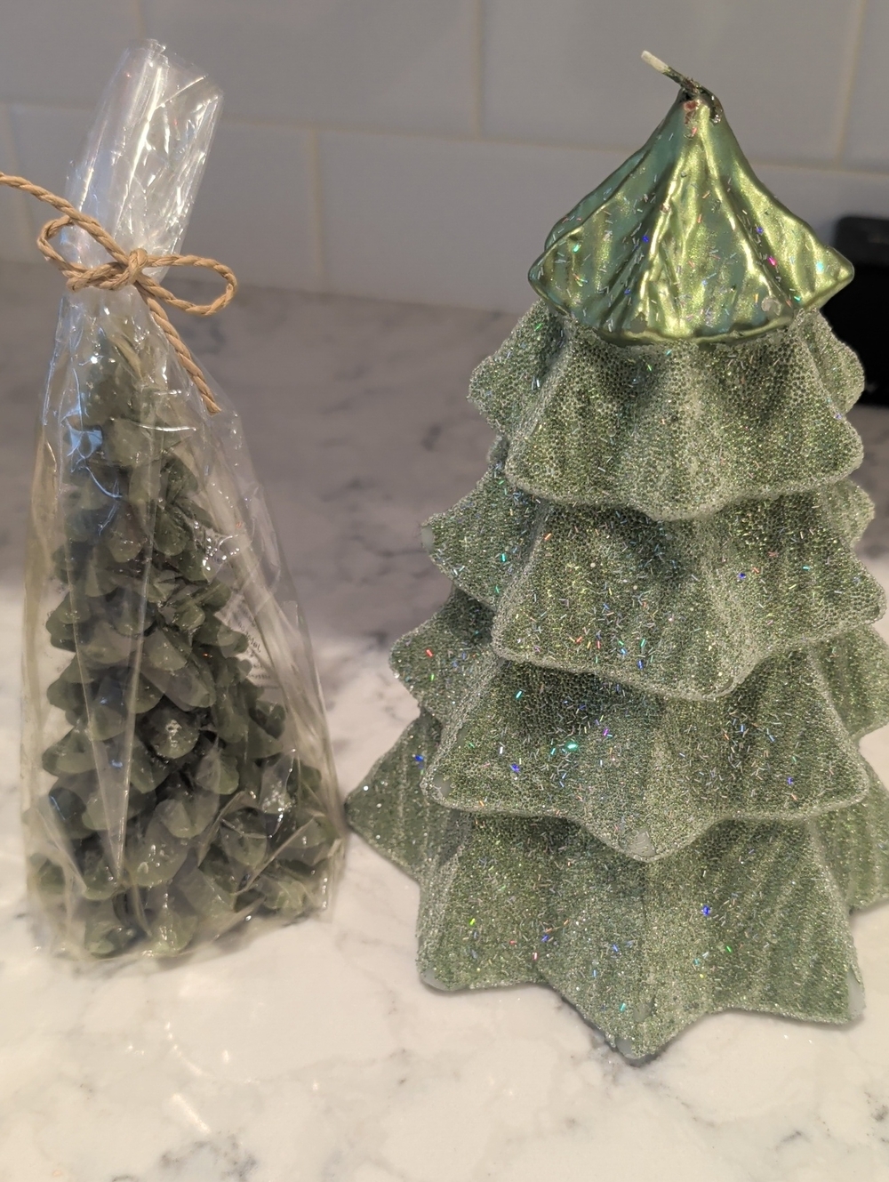 Tree Candles.. Crate & Barrel And Pottery Barn